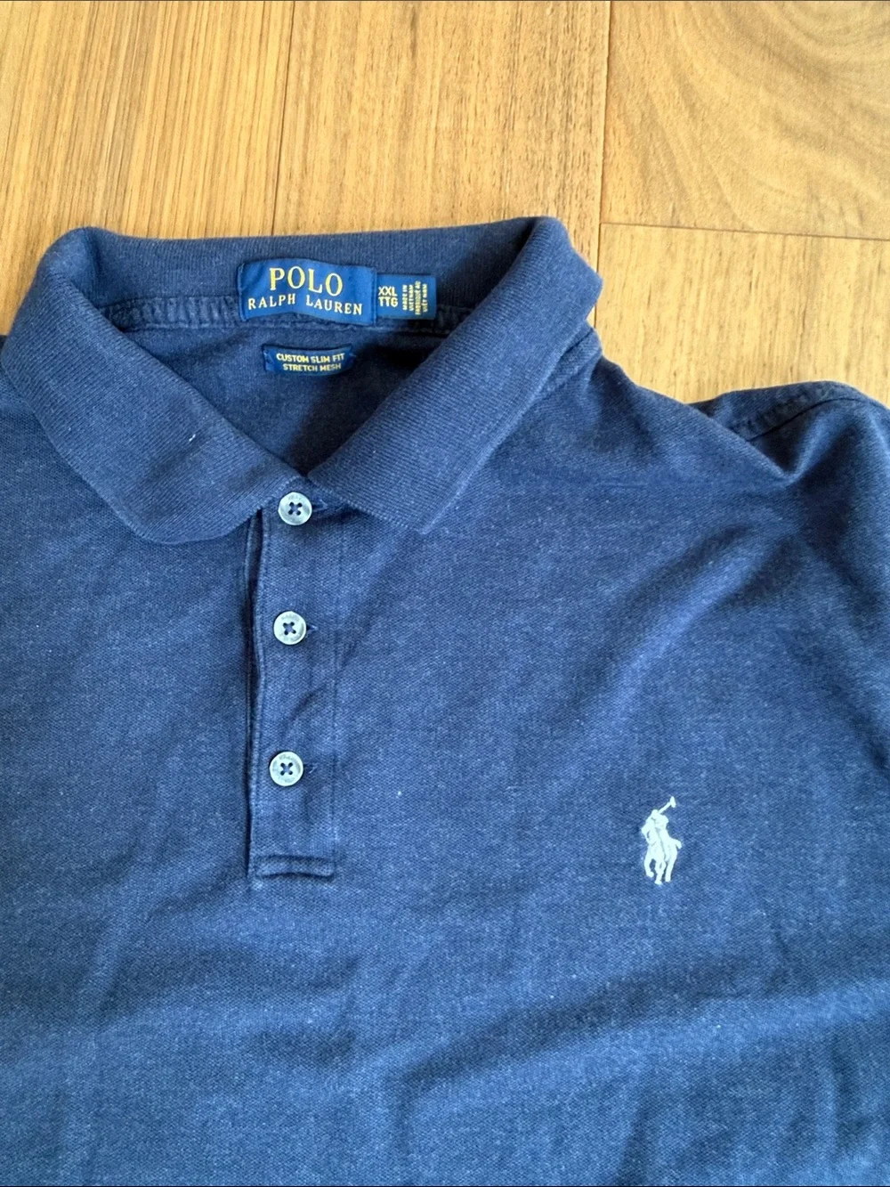 Polo by Ralph Lauren Navy Polo with White Pony Logo